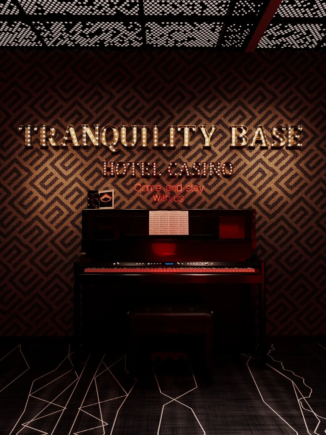 Tranquility Base central bar overview